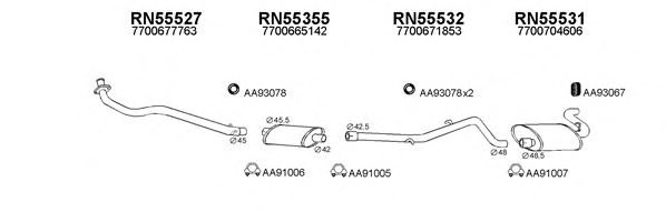 VENEPORTE 550274 Exhaust System